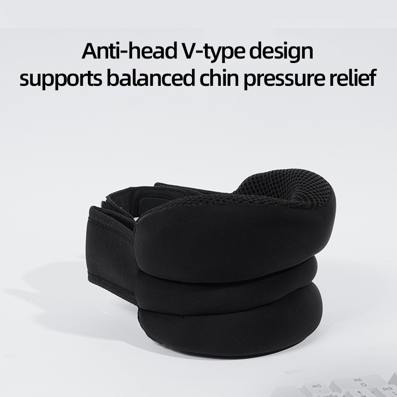 Masajeador cervical de viaje transfronterizo, masajeador de cuello, compresa caliente para apoyar la funda de cuello pequeño del Grupo de cabeza baja