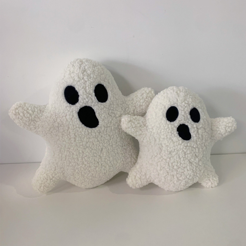 クロスボーダー新しい白いゴースト枕ぬいぐるみハロウィンホーム枕クッション装飾ホリデーギフト|undefined
