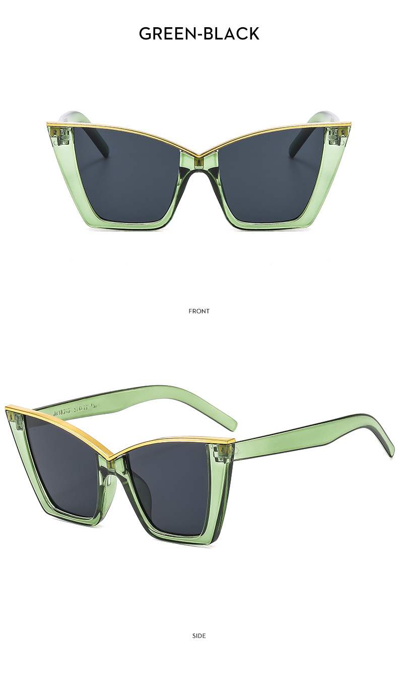 54g Weight Full Frame Glasses Structure Sunglasses Classification PC, UV400 Protection Lens Material Cat Eye Glasses Style Outdoor, Travel Occasion Solid Color Pattern All Seasons Season Women's Gender Casual, Vintage Style Style Casual Vintage Style Solid Color PC UV400 Protection Cat Eye Full Frame Women's Sunglasses 13