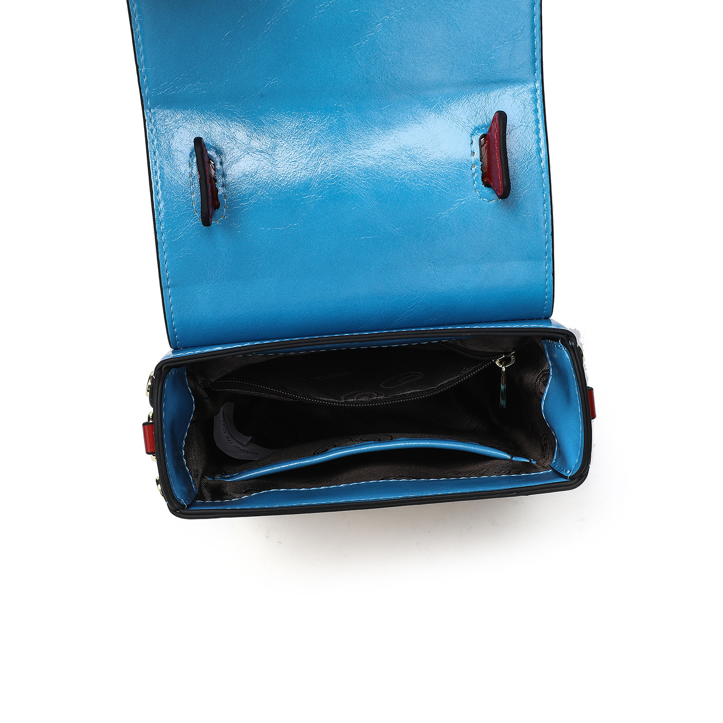 Damas lindas bolsas de estilo de banco de animales con diamantes de alto nivel con tapa de flippable bolsas de mochila con color 2863 #