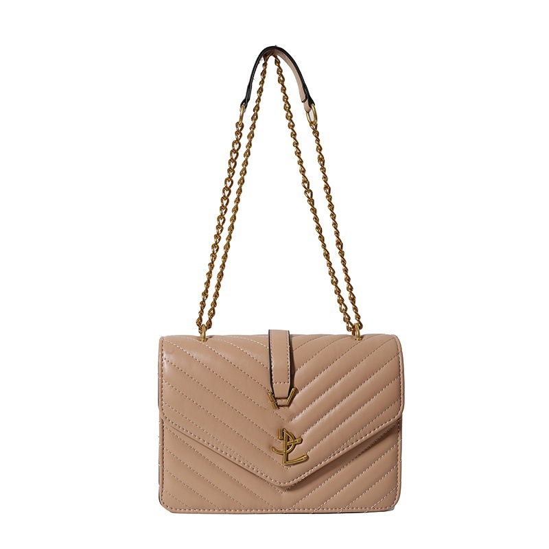 Bolso de moda de mujer 2025 nuevo bolso de estilo de cadena de bolso de cinturón bolso de hombro transfronterizo súper fuego bolso de solapa