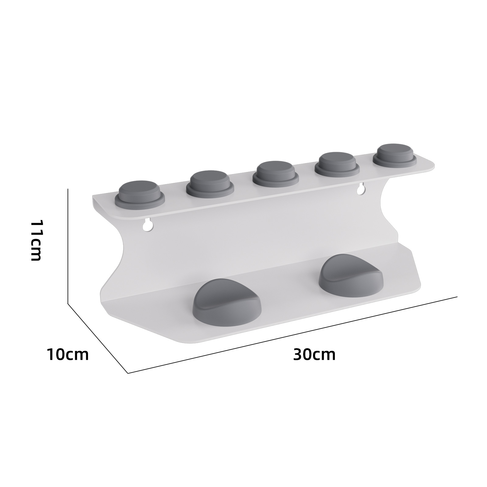 Rack de almacenamiento de varillas de cabello Dyson vertical sin perforación rack de peluquería Dyson rack de cabello de escritorio