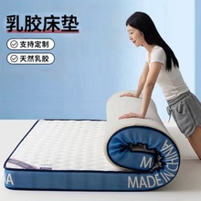 新款升级蓝边床垫软垫透气舒适褥子易折叠收纳榻榻米宿舍床垫批发