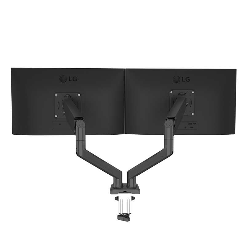 Soporte de monitor de pantalla dual, voladizo mecánico, uno para dos, pantalla de visualización de computadora, base de escritorio dos en uno, Zhiercheng