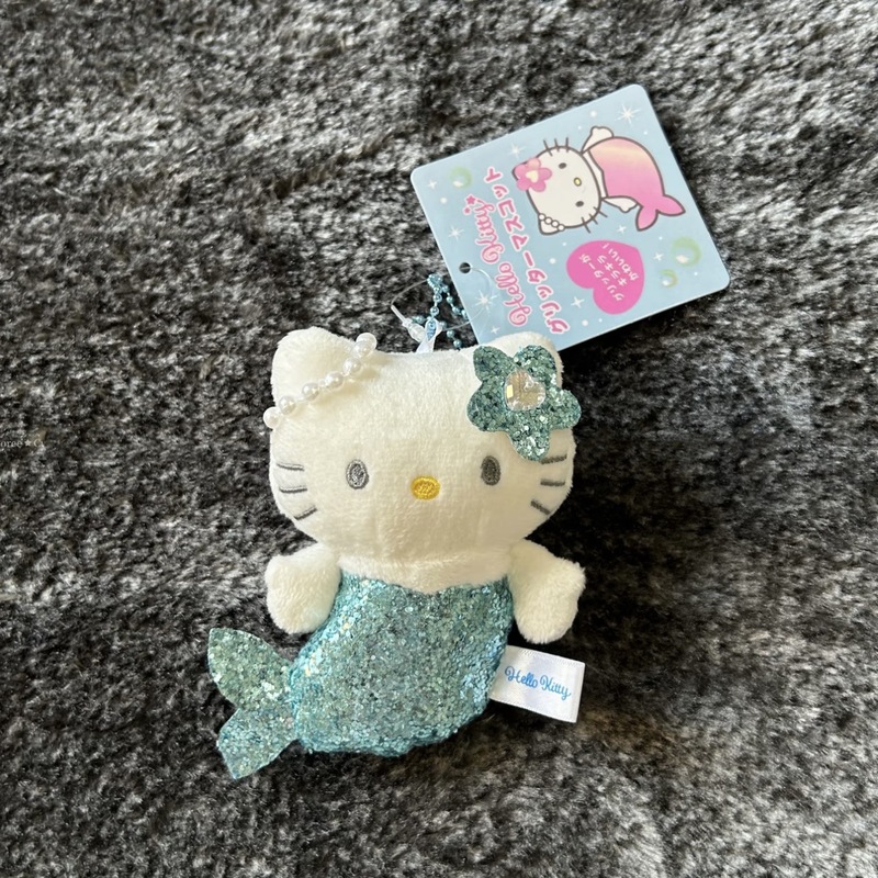 サンリオ ヘイオ キティ グリッター マーメイド バッグ ペンダント スクールバッグ ペンダント ぬいぐるみ 人形|undefined