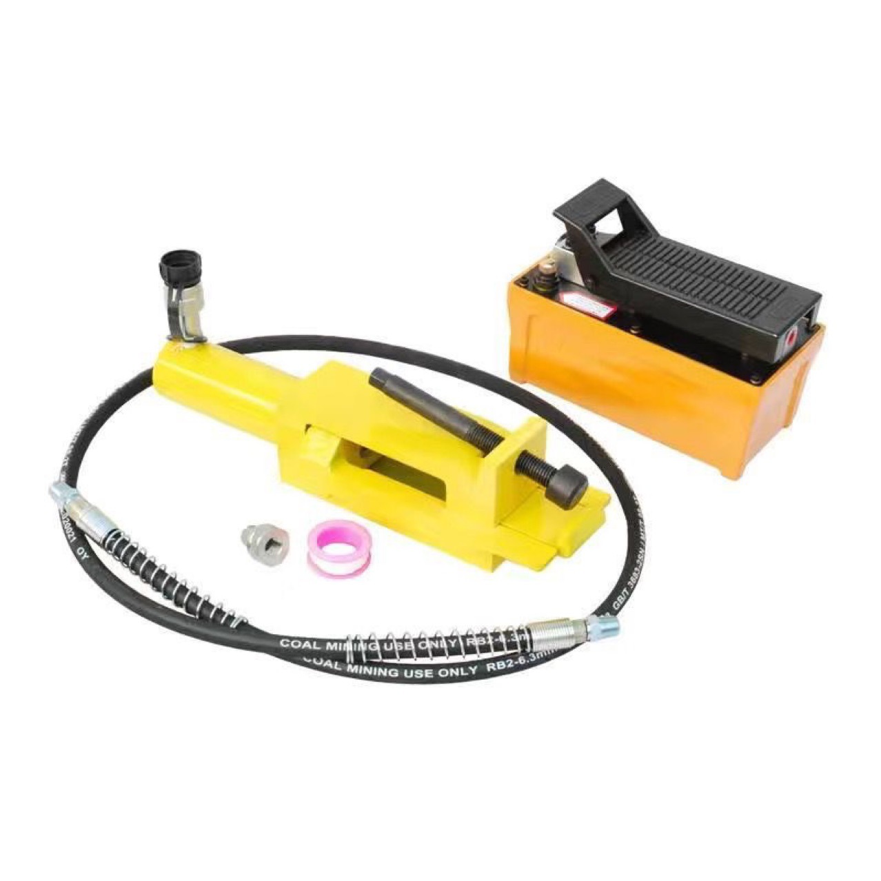 工程车矿山车五件式轮胎直条压胎机扒胎器铲车轮胎气动液压剥胎器