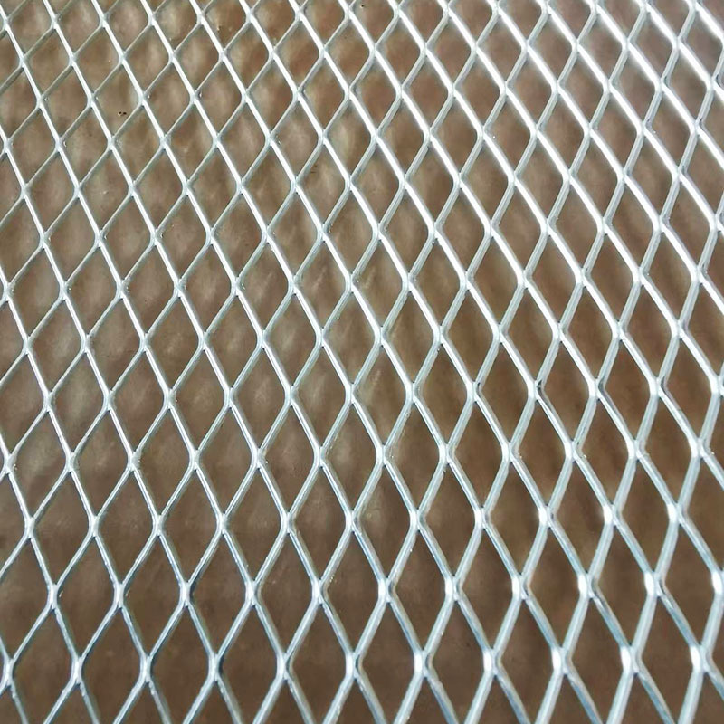 镀锌板网 菱形孔网 装饰镀锌板机械通风型防护网拉伸铁丝网