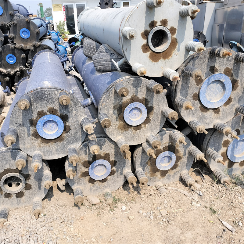 出售80平方冷凝器 二手石墨冷凝器  列管式冷却设备