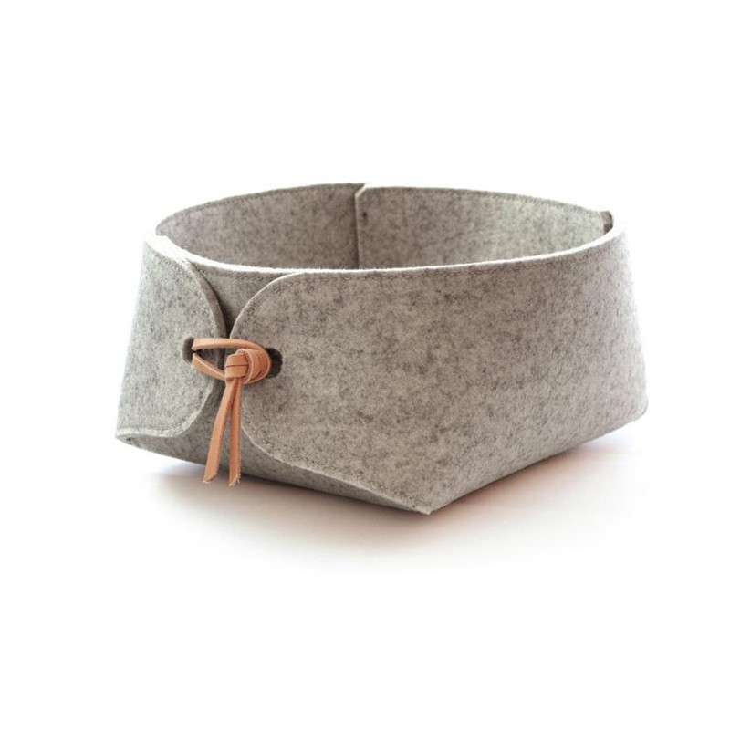 New Felt Sundries Storage Basket Creative Home Living Room Bedroom Desktop Storage Basket New Felt Sundries Storage Basket Creative Home Living Room Bedroom Desktop Storage Basket