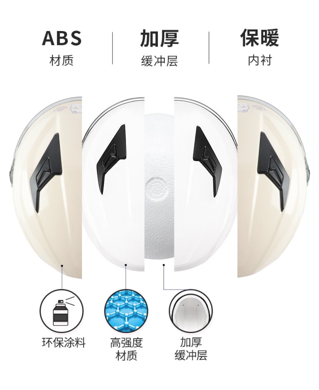 3C Certified Electric Motorcycle Helmet, Universal for All Seasons