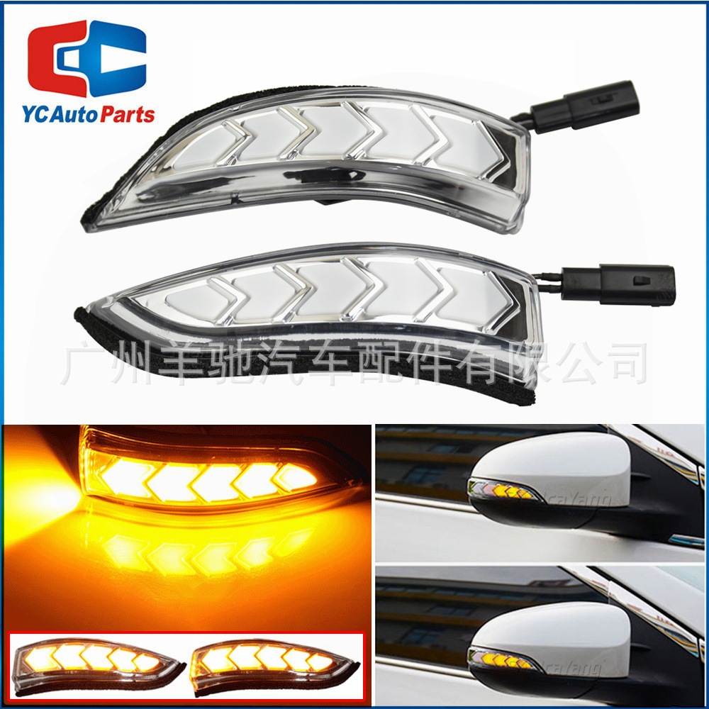 Aplicable a 2014 - 2018 Toyota Corolla Camry XV50 espejo retrovisor flujo de agua LED señal de dirección