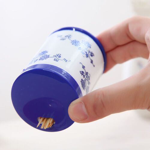 Creative blue and white porcelain toothpick bottle household toothpick storage bottle simple pepper multi-purpose bottle hotel restaurant toothpick bottle