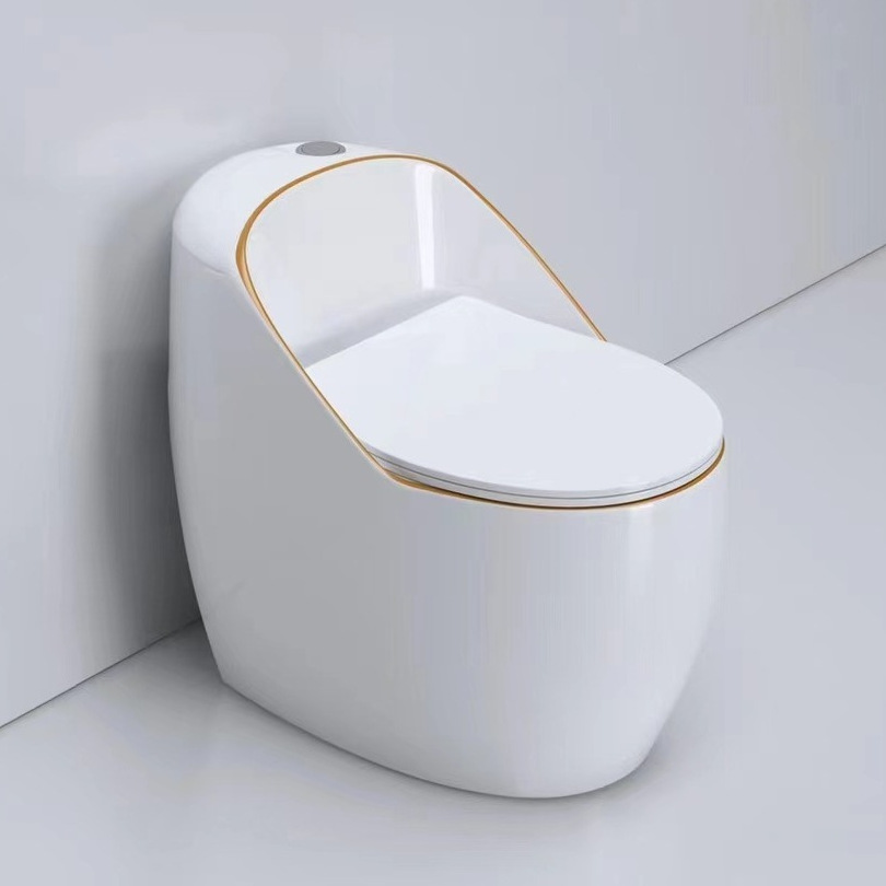 Inodoro doméstico creativo Caracol inodoro de una sola pieza Jet sifón pequeño apartamento inodoro