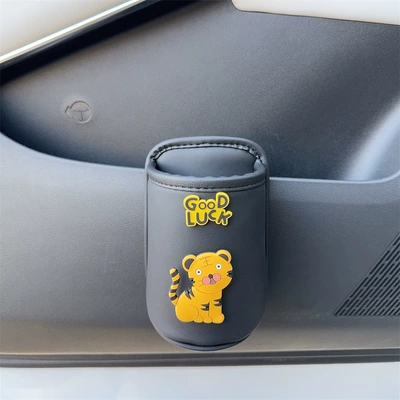 on the Car Door, Water Cup Holder, Car cup holder/beverage holder - yinhu-black-tea-cup-storage-bucket