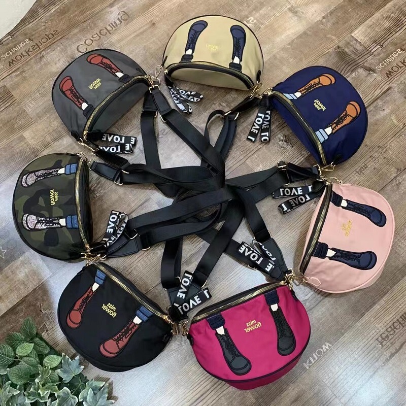 2025 Stylish Saddle Bag for Women, Korean Style Nylon Semi-Circle Crossbody Bag, Versatile Spring New Model Shoulder Bag 2025 Stylish Saddle Bag for Women, Korean Style Nylon Semi-Circle Crossbody Bag, Versatile Spring New Model Shoulder Bag