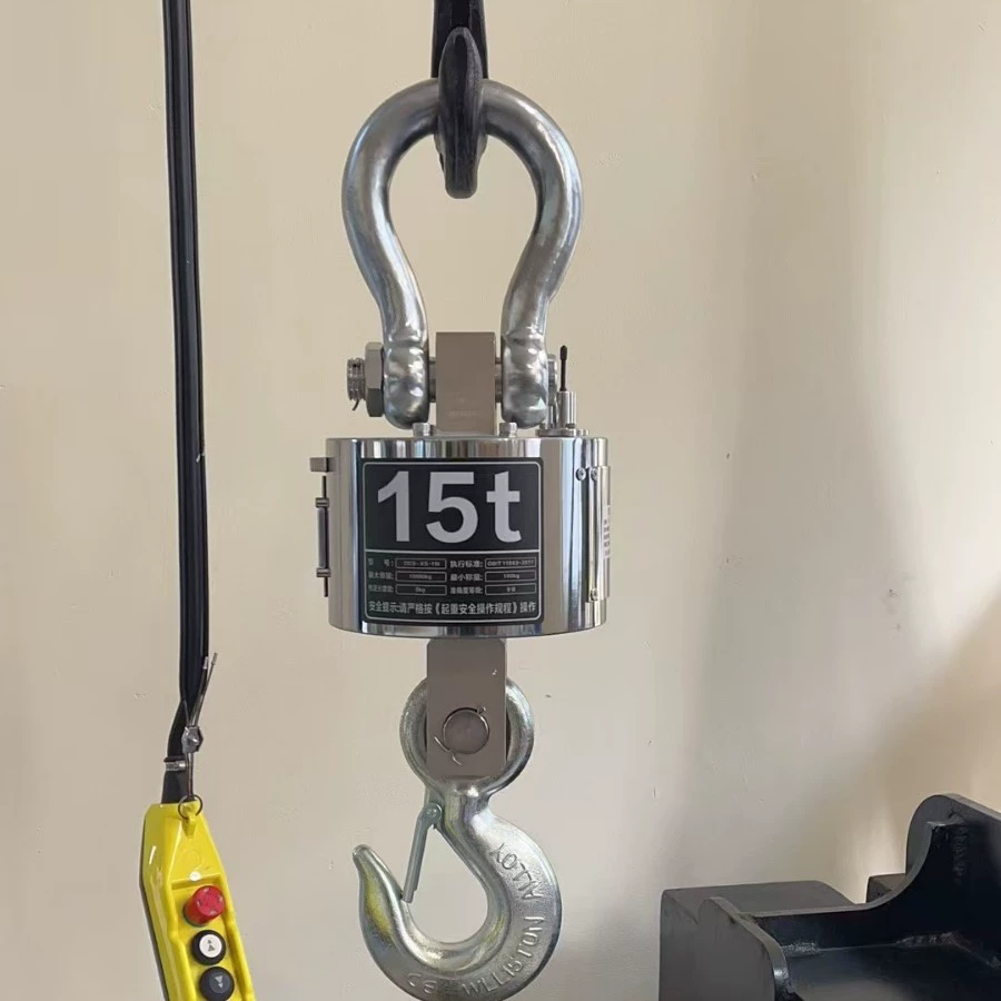 Беспроводные подвесные весы с дистанционным управлением 1 тонна-50 тонн OCS-YH50T полностью стальной корпус с печатными весами