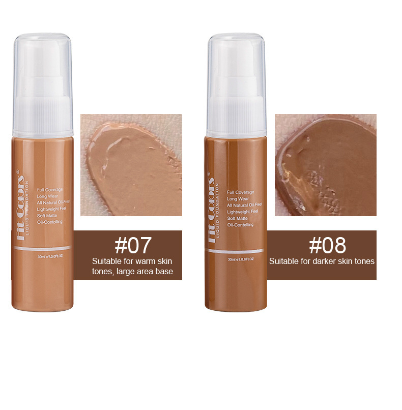 Fit Colors 8-color 30ML Matte Foundation undefined
