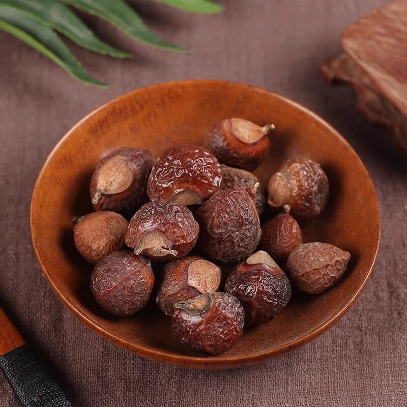 Whole Soapberry Fruits Wu Huan Zi Sapindus mukorossi Natural Dried Soapnuts 500g for Hair Washing and Cleaning details