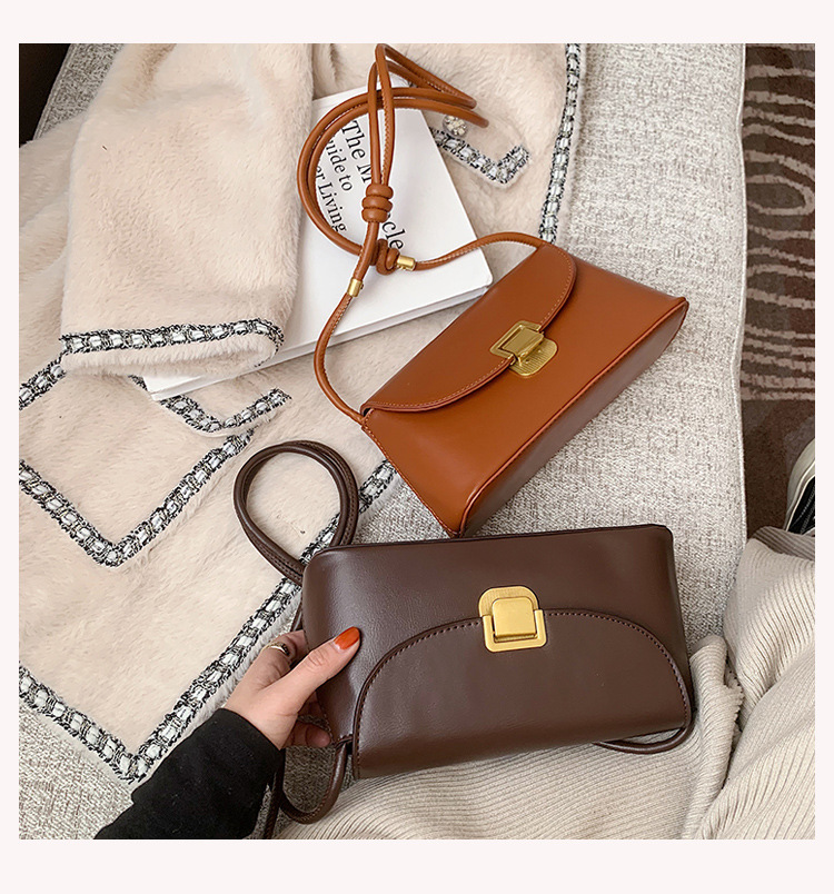 High-grade Small Bag Women's Bag 2021 New Fashion Autumn And Winter Texture Popular Ins All-match Shoulder Messenger Bag display picture 4