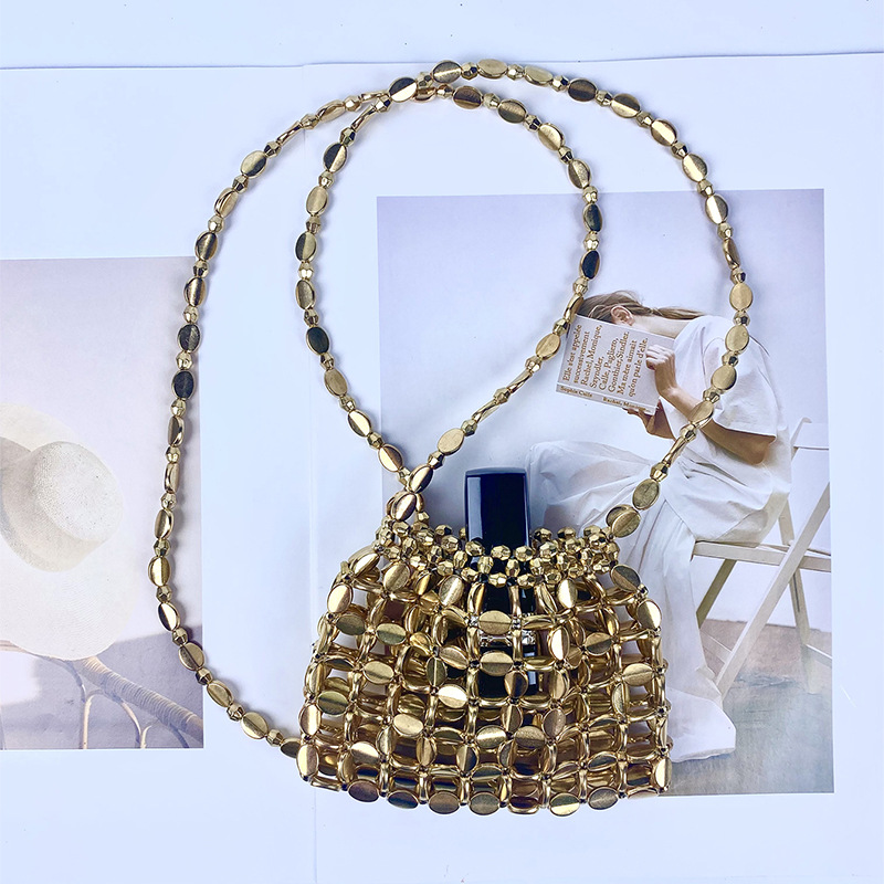 52g Weight Sequins Fashion Element Open Closure Type Single Shoulder Strap Strap Type Shoulder Bag Bags Type Holiday, Travel, Daily Occasion Acrylic Material Solid Color Pattern 2025 Spring and Summer Season Women's Gender Streetwear Style Dumpling Shape Shape Small Size Women's Small Arylic Solid Color Streetwear Sequins Dumpling Shape Open Shoulder Bag 18
