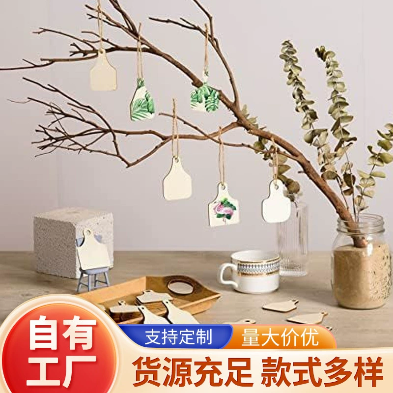 Amazon мини деревянная разделочная доска с ручкой маленькая кухня DIY деревянный Незаконченный кулон для украшения дома