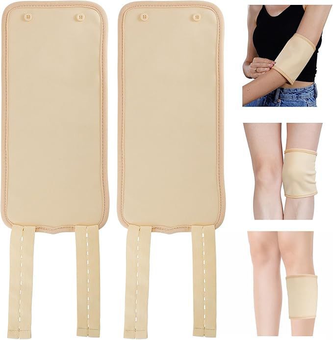 A pair of hand and leg bags