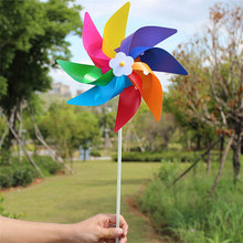 Garden Yard Windmill Wind Spinner Ornament Decoration Kids跨