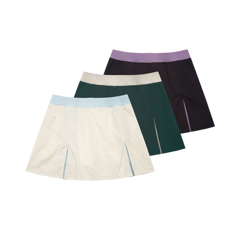 Zetomity Outdoor Sports Women's Tennis Skirt Classic A-Line Skirt Anti-Exposure Lined Skirt Pants K3104