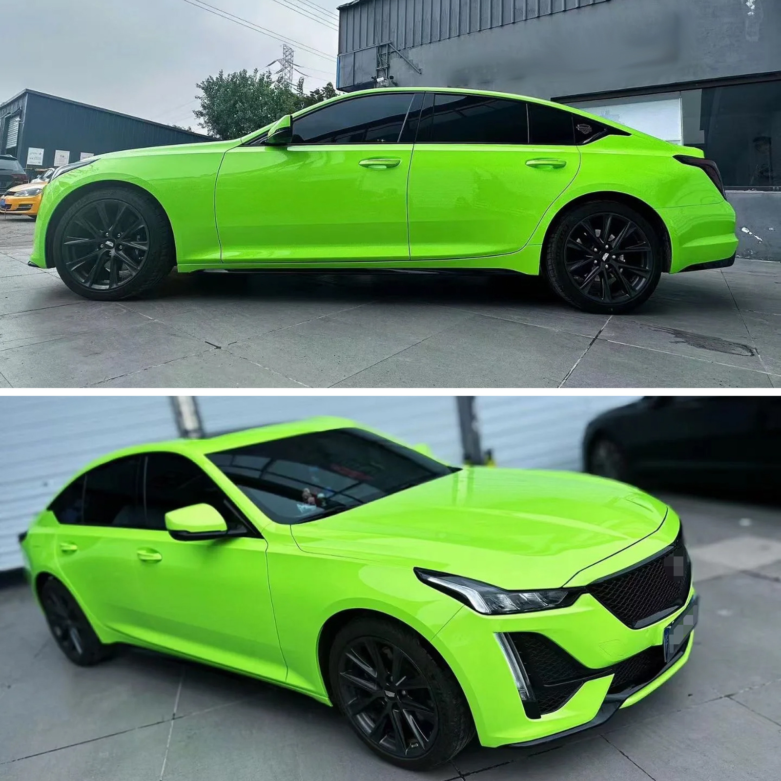 Cross-Border Supply of High-Quality Tpu Color-Changing Film Ppf in Apple Green for Car Color Change Protection Film, Anti-Scratch, Heat Repair