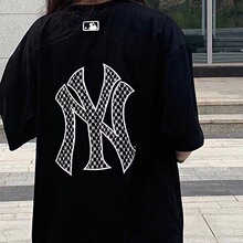 26����MLB��Ů����NY�����ͬ��T�ϻ�ӡ��LOGO�������������