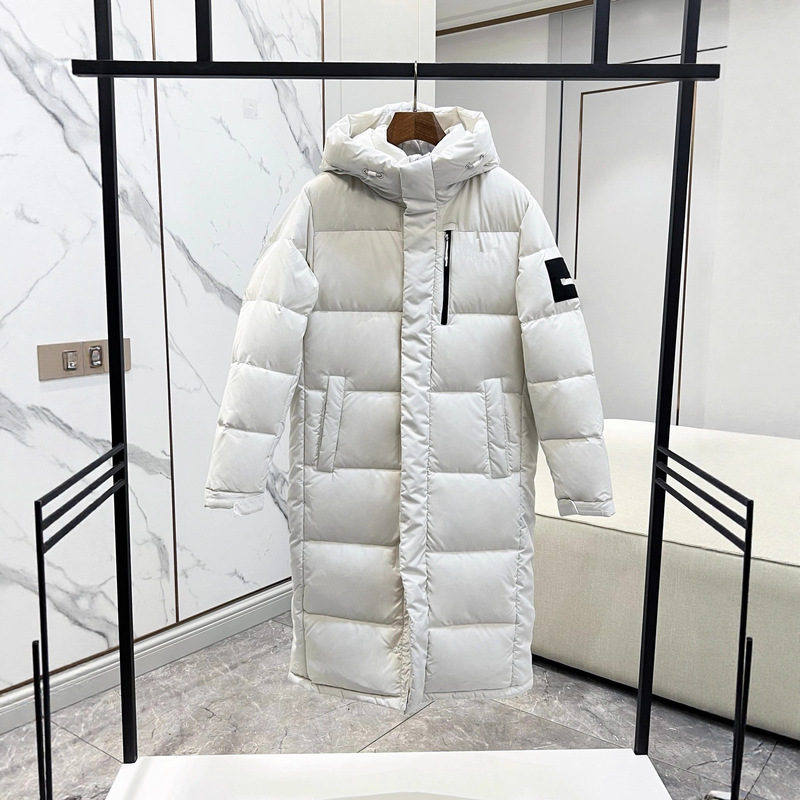 Putian High Version Extra Long down Jacket Shin Min Ah Same Style Men and Women Couple Workwear Bread Jacket Jacket