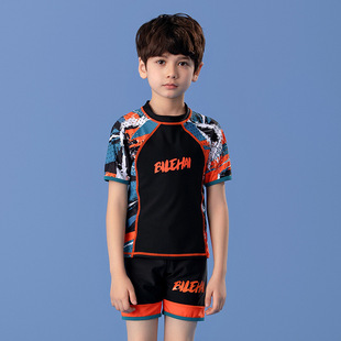Children's Swimsuit Boys New Split Swimsuit Quick-drying Swimsuit Summer Swimsuit Boys' Baby Professional Training Swimming Trunks