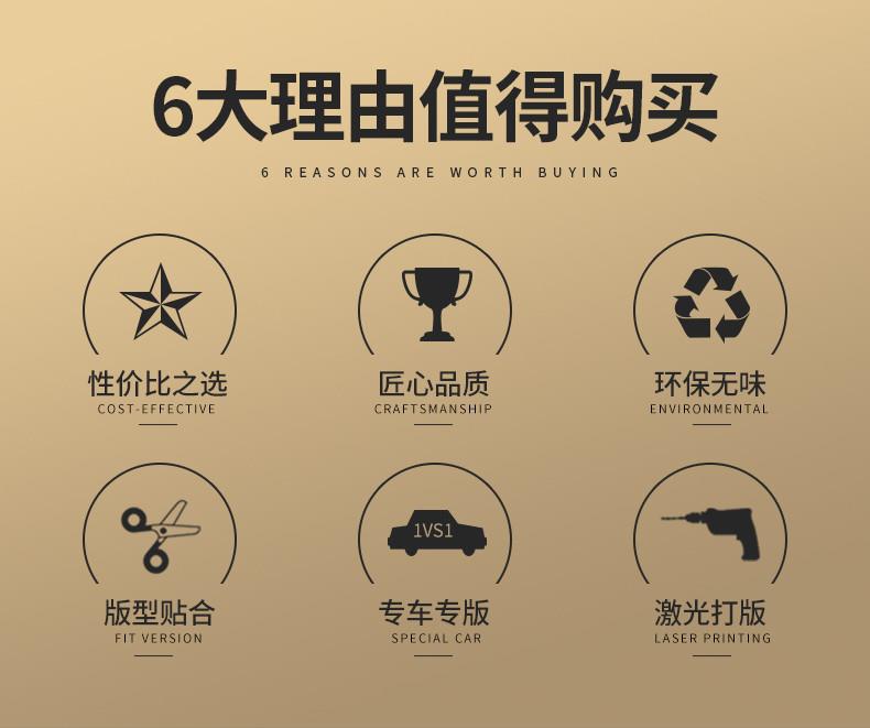 Special anti-slip, wear-resistant, and dirt-resistant rear integrated car floor mats for Kaiyi C3/C3R, Kaiyi X3/X5