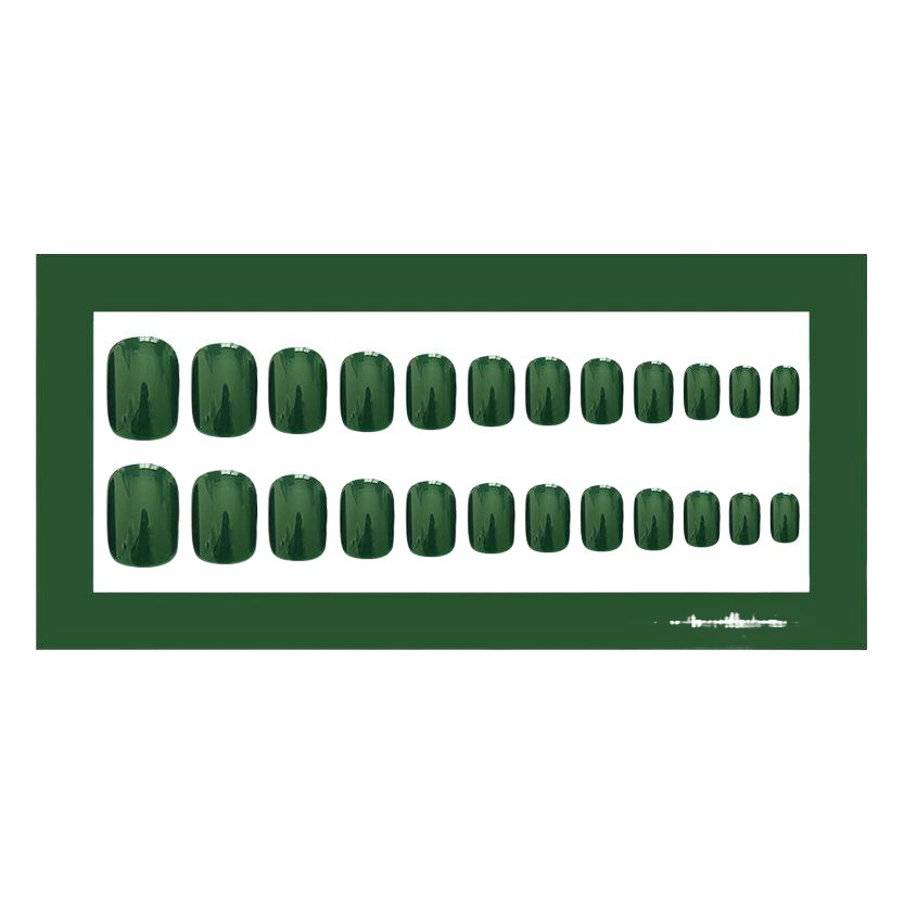 Квадратные и круглые накладные ногти однотонного цвета, с глянцевым УФ-покрытием, можно носить и снимать в любое время, улучшают цвет лица.