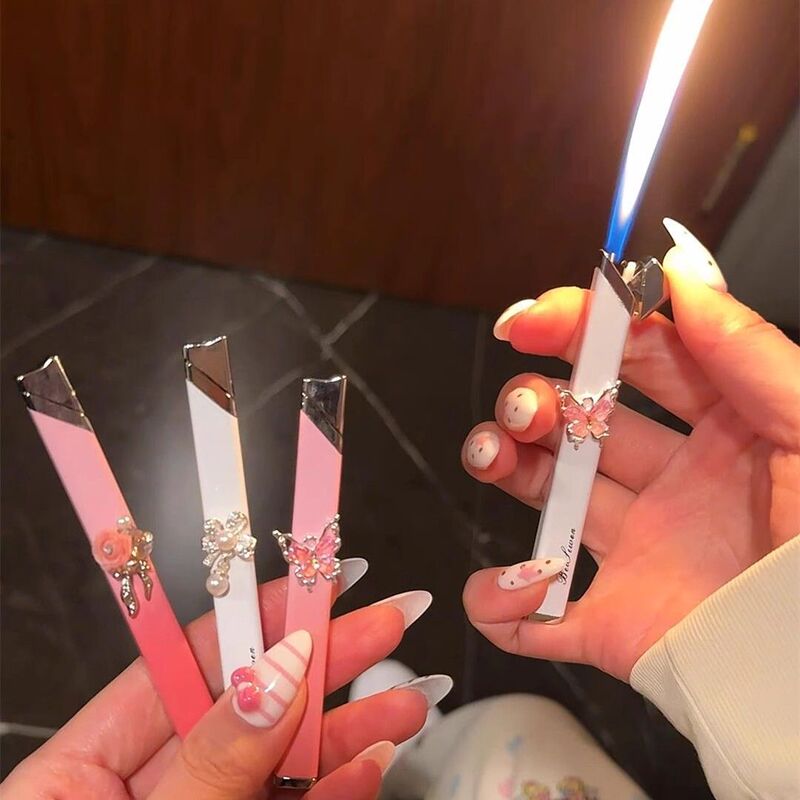 インターネットセレブのインフレータブルライター、蝶と花の海、エレガントなニッチギフト、彼氏や親友へのトレンディなギフト|undefined