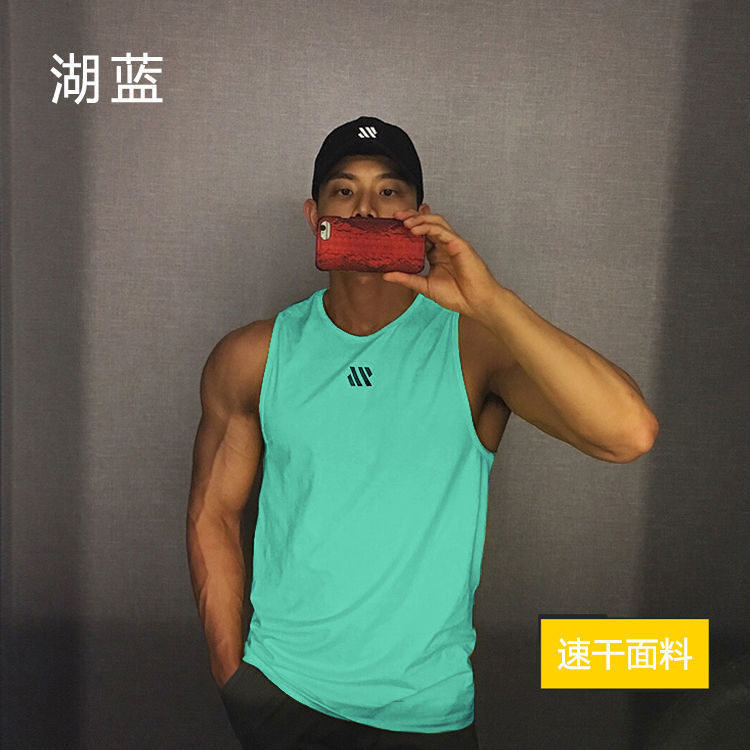Socios de verano sin mangas chaleco de secado rápido hombre entrenamiento transpirable mostrando camisetas deportivas musculares comercio exterior al por mayor