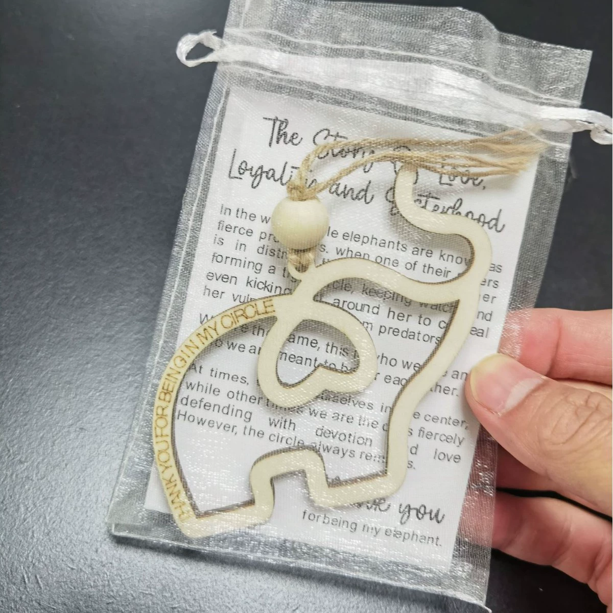 Трансграничный Friendship gift sisterhood Сестричество Древесные животные подвески для украшения Европы и Америки