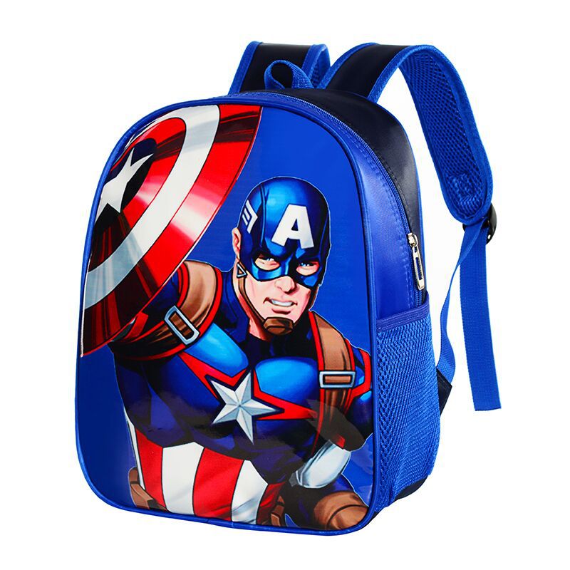 Mochila de impresión digital para estudiantes de escuela primaria mochila de dibujos animados para niños y niños 1-3 grado ligero resistente al desgaste de gran capacidad