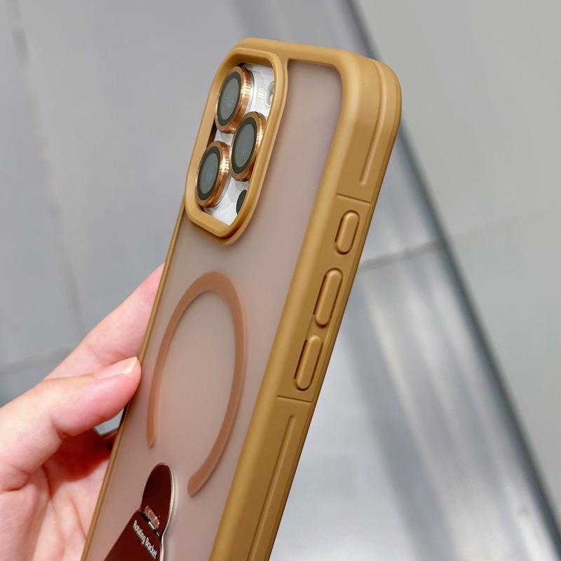 360指环支架适用iPhone16磁吸手机壳苹果17promax肤感磨砂保护套|undefined