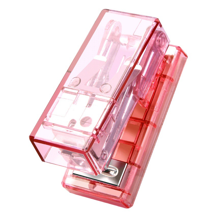 Creative transparent stapler office supplies small mini stapler student portable multifunctional stapler wholesale