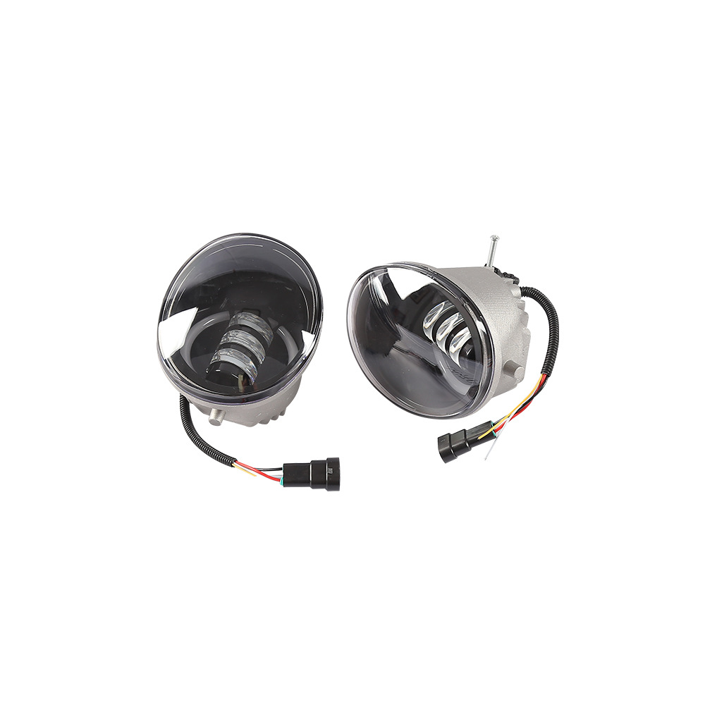 Suitable for Toyota LC7 series, gold-colored LED fog lights, factory wholesale and modification services