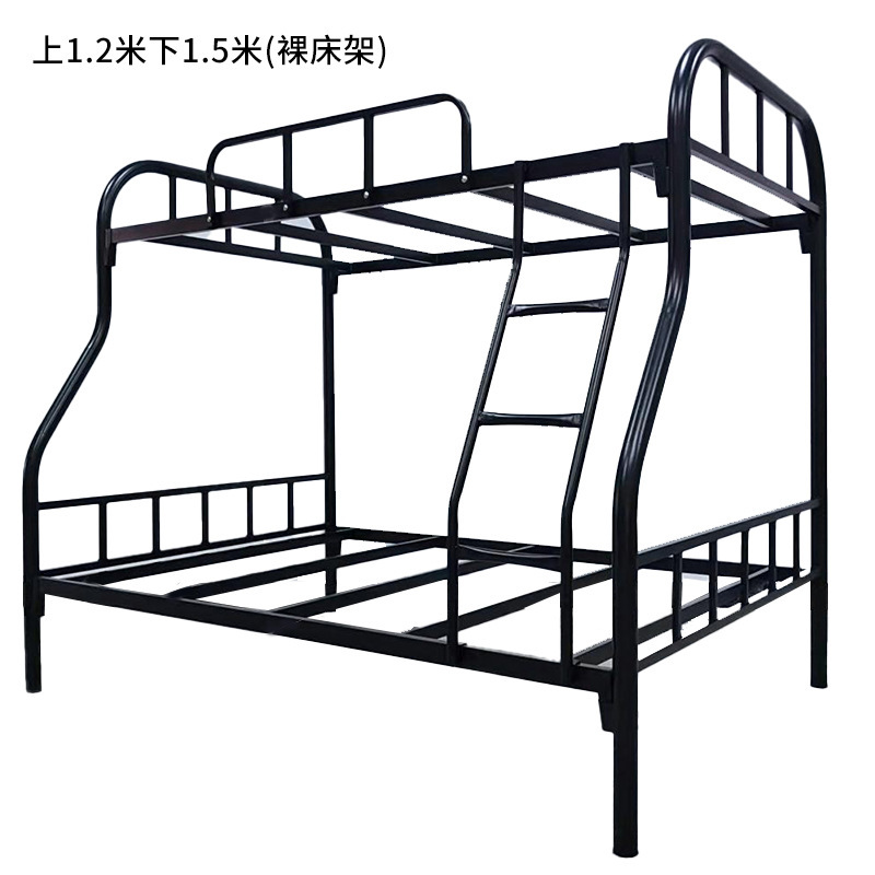 子供用二段ベッド、アパート賃貸住宅、二段ベッド、家庭用二段ベッド、ダブルスチール厚鉄フレームベッド|undefined