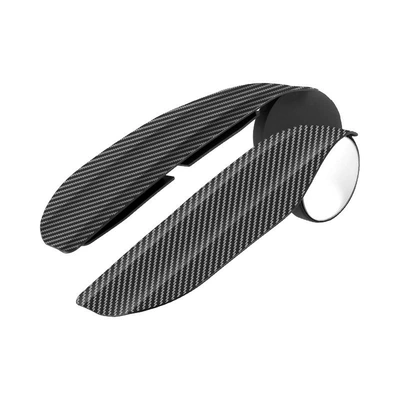 Mirror Reversing Mirror Rain Shield, Large field of view rear view auxiliary mirror
