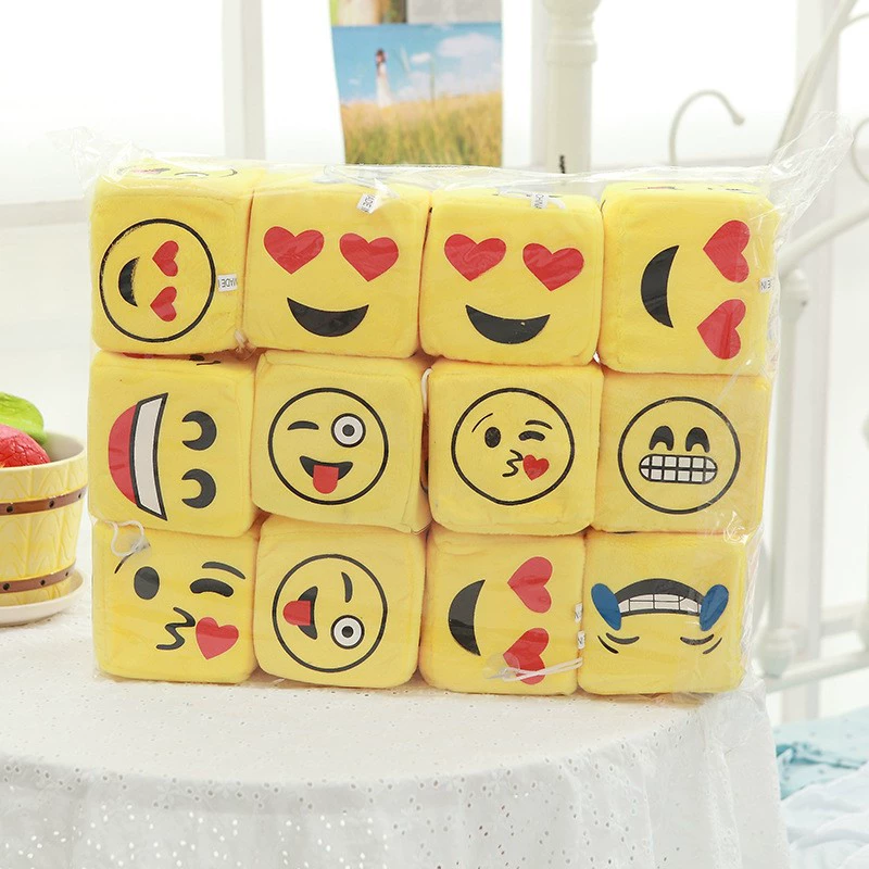 Plush dice, toy, doll for kindergarten, cartoon creative sponge pendant