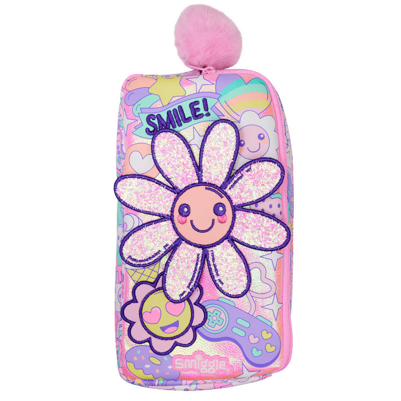 Australia Smiggle mochila para niñas rosa serie de sol de gran capacidad mochila ligera mochila escolar