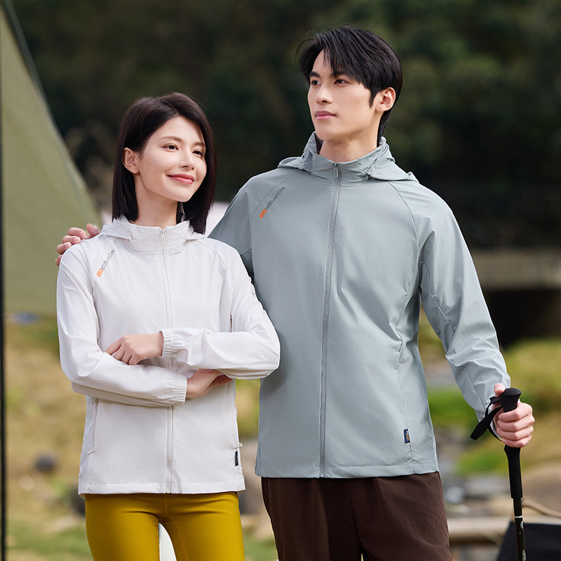 2025 New Summer Ice Silk Sun Protection Clothing Men's Couple Thin Anti-ultraviolet Fishing Casual Sun Protection Coat