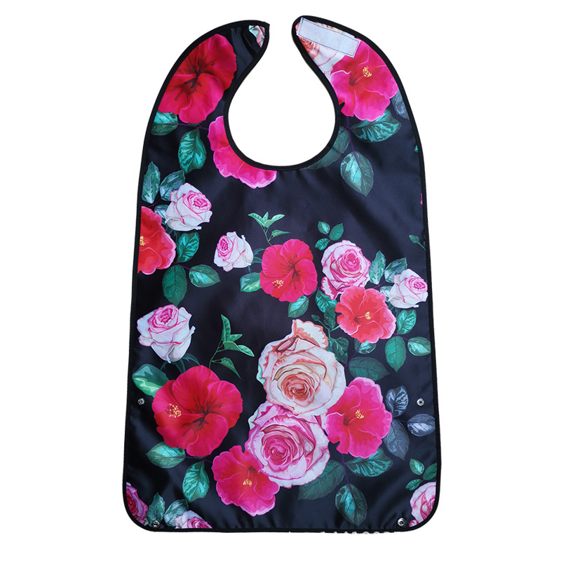 Suministro transfronterizo de Amazon Venta caliente babero para los ancianos comiendo babero de enfermería babero adulto en stock