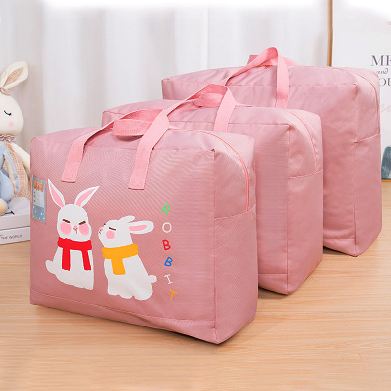 Manufactor Supplying Storage bag thickening oxford portable Storage bag children quilt with cotton wadding Clothing Arrangement Move doggy bag