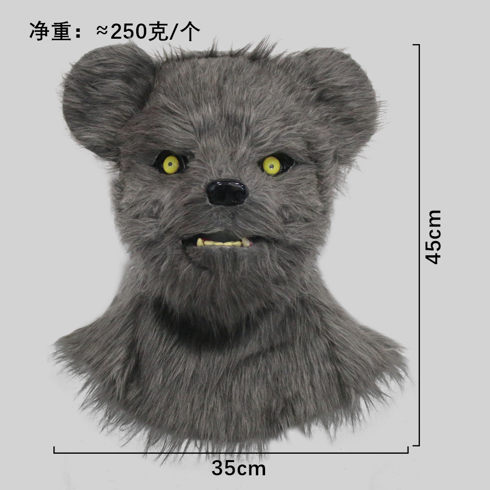 Puede abrir la boca, divertida serie de sombreros de animales, mascarada, máscara de mordida de boca, accesorios de actuación de fiesta de Halloween