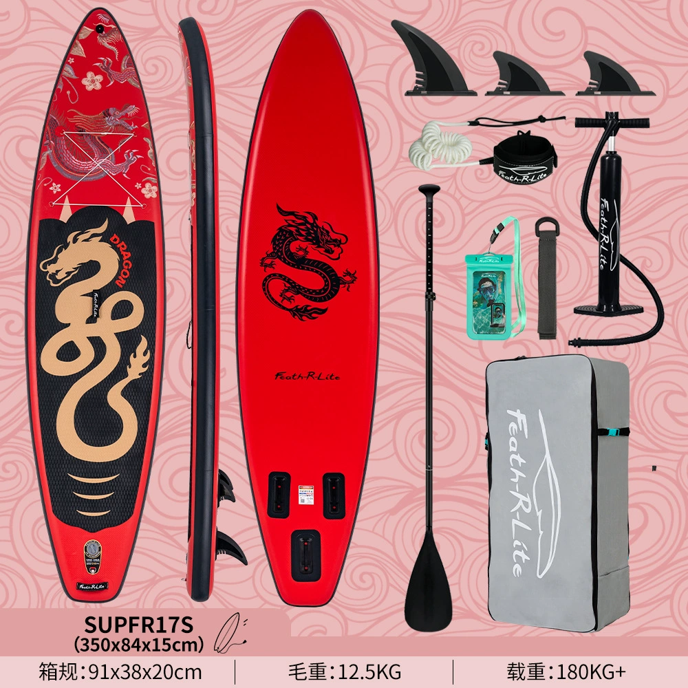 Надувная SUP Funwater для серфинга-стэнд-ап, варианты 335–385 см с веслом/сиденьем/основанием под камеру
